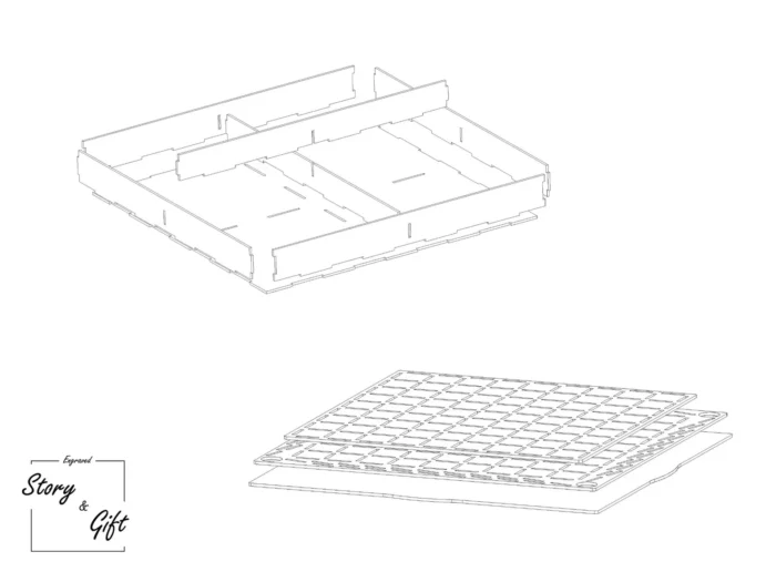 Board game - Wood game - Quoridor - Laser cut file - DXF, SVG, CDR - 3mm and 4mm - Image 6
