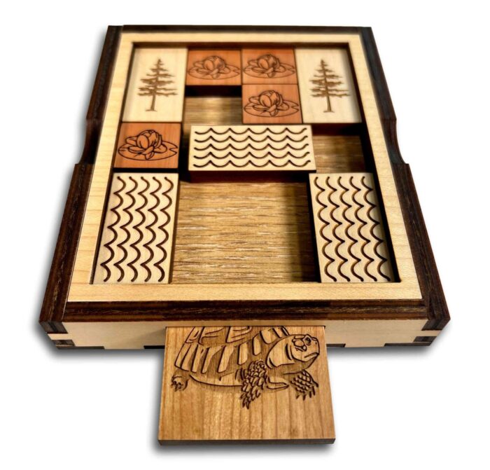 Great Turtle Escape, Wooden Slide Puzzle, Brain Teaser Game - Image 5